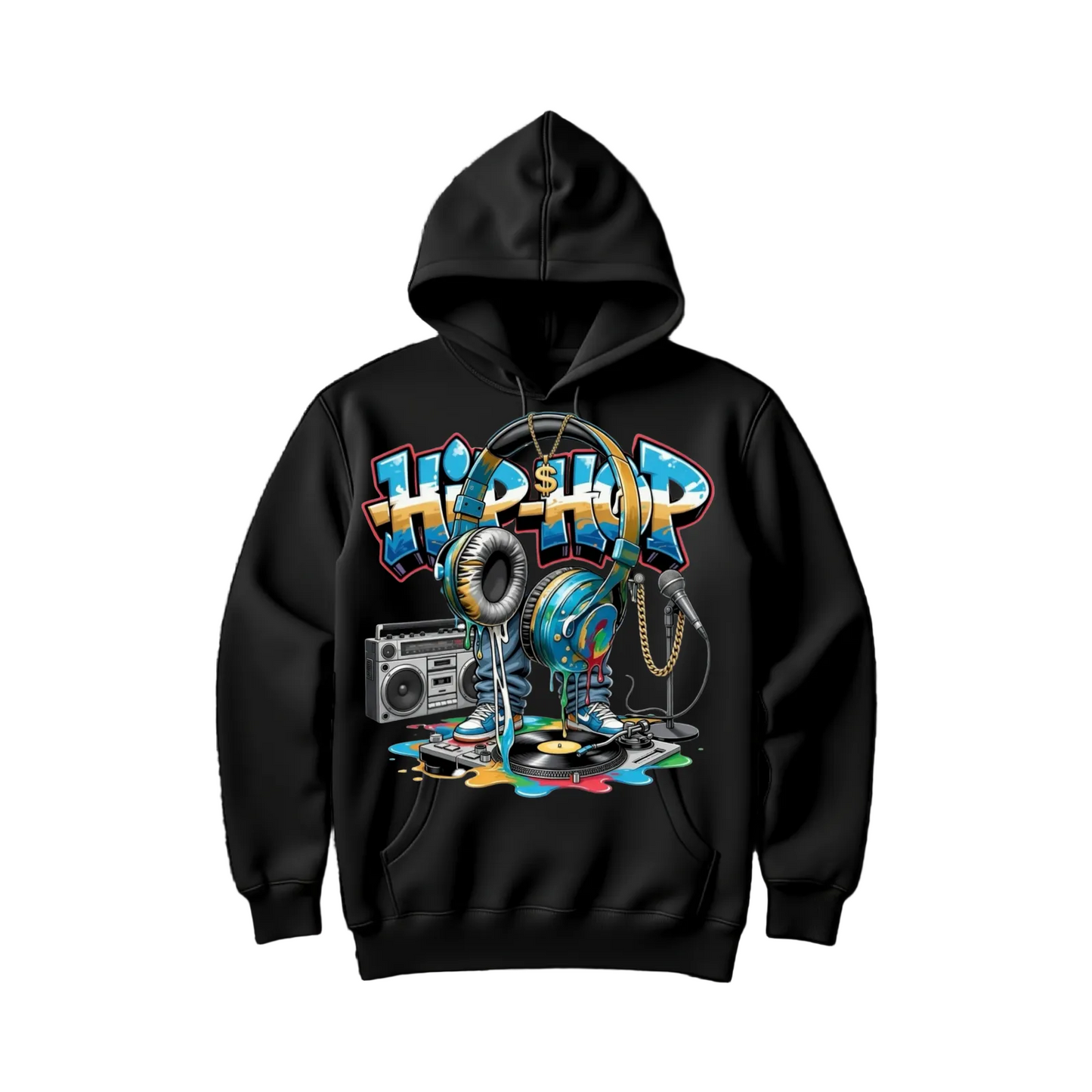 HIP-HOP Headphones Hoodie