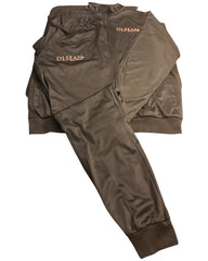 DLSEAN Black/Peach track suit