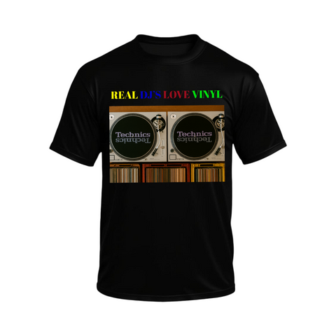 Real DJ's Love Vinyl Tee