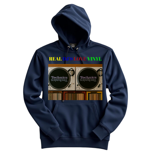 Real DJ's Love Vinyl Hoodie
