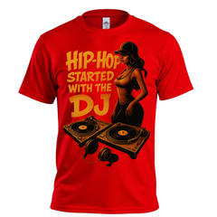 HIP-HOP Started With a DJ Red Tee