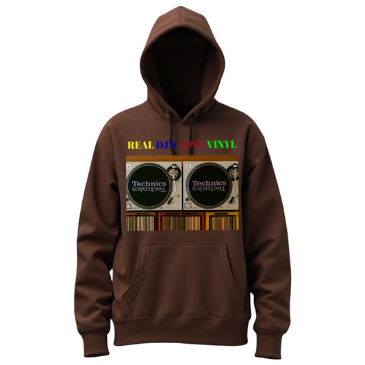 Real DJ's Love Vinyl Hoodie