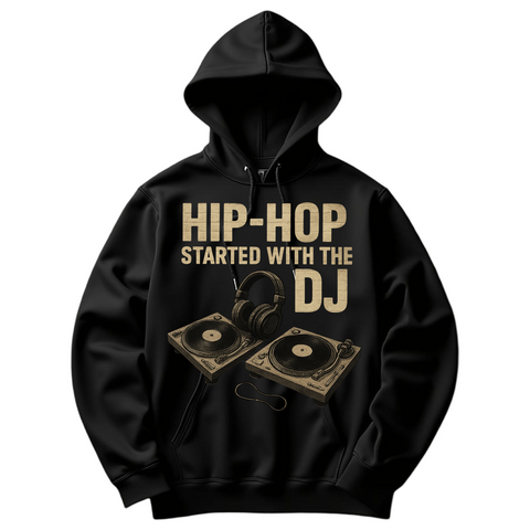 HIP-HOP Black Hoodie