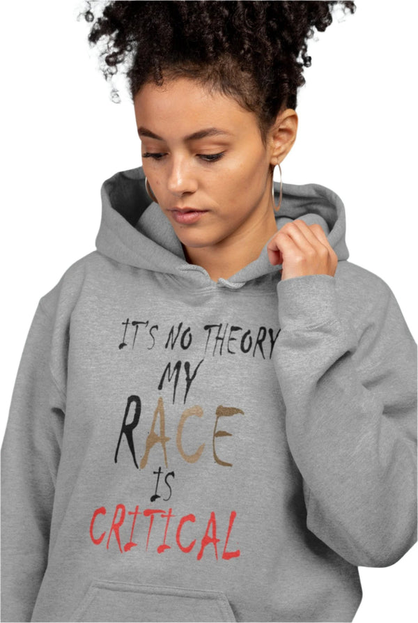 My Race is Critical Gray Hoodie - DLSEAN LLC