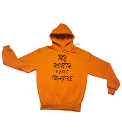 My Worth U Can't Imagine Hoodie - DLSEAN LLC